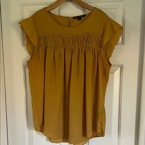 Zac & Rachel Mustard Yellow Blouse